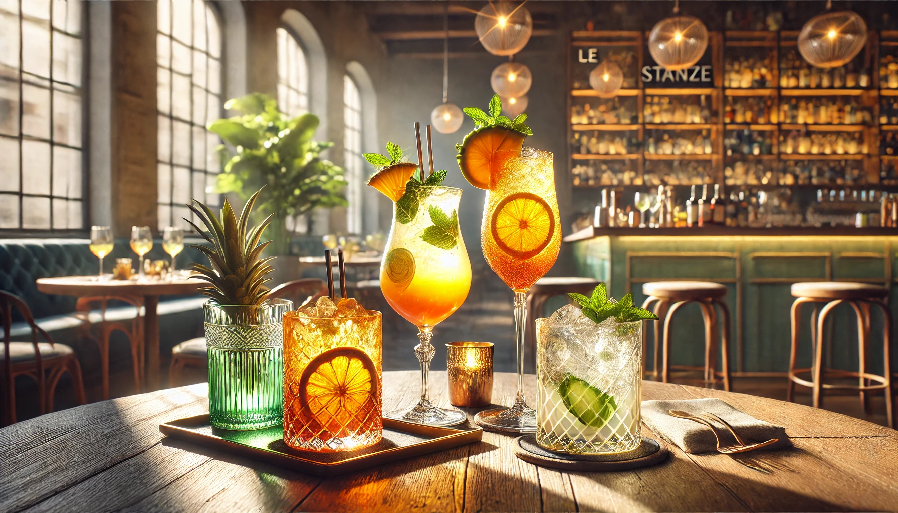 Refreshing Summer Cocktails to Enjoy at Le Stanze Café