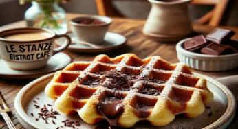 Chocolate-Filled Waffle Recipe from Le Stanze Bistrot Cafe