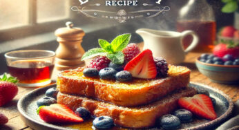 French Toast Recipe at Le Bistrot Cafe