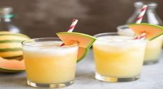 Melon Milk Punch Cocktails Refreshing and Sweet Summer