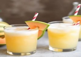 Melon Milk Punch Cocktails Refreshing and Sweet Summer