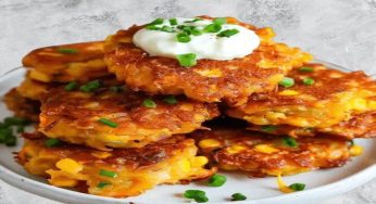 Crispy Corn Fritters Recipe from Le Stanze Bistrot Cafe