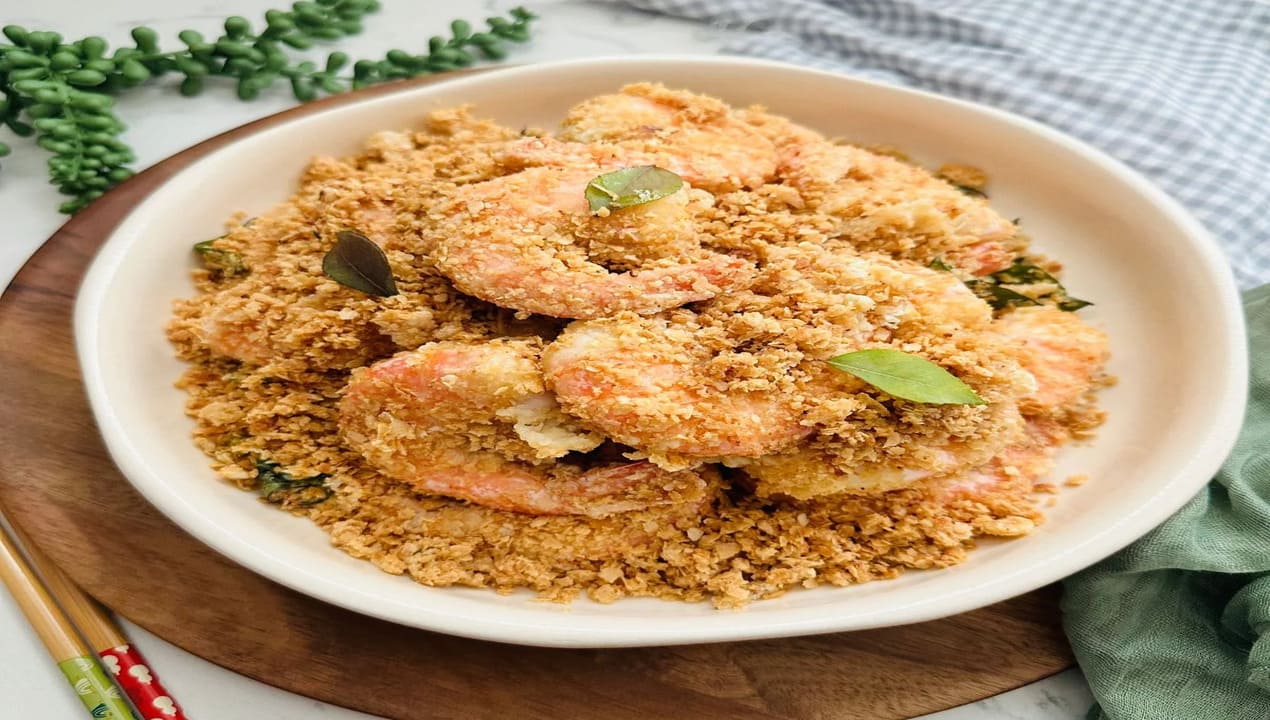 Crispy Nestum Shrimp A Delicious Fusion of Crunch and Flavor