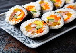Kimbab Korean Rice Roll Recipe from Le Stanze Bistrot Cafe