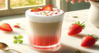 Korean Strawberry Coffee Latte by Le Stanze Bistrot Cafe