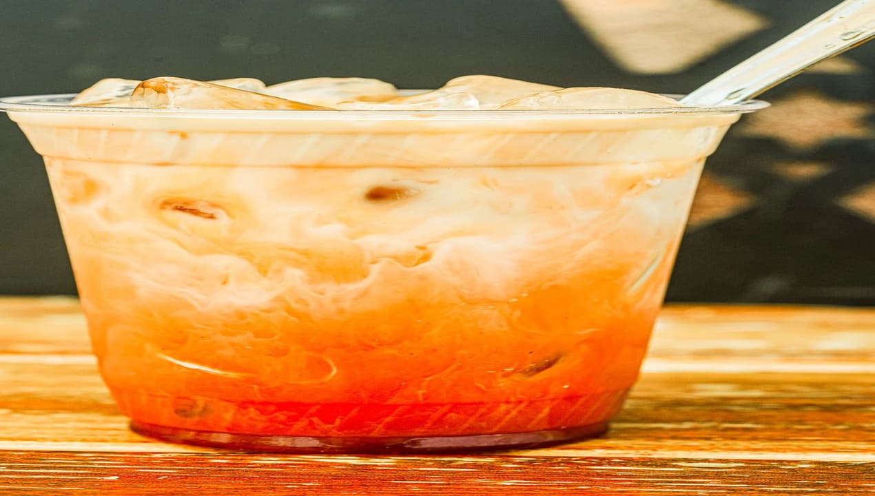 Thai Tea with Nata de Coco By Le Stanze Bistrot Cafe