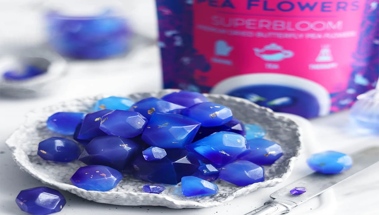 Butterfly Pea Flower Gummies from Le Stanze Bistrot Cafe