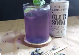 Butterfly Pea Mojito A Signature Drink at Le Stanze Bistrot Cafe