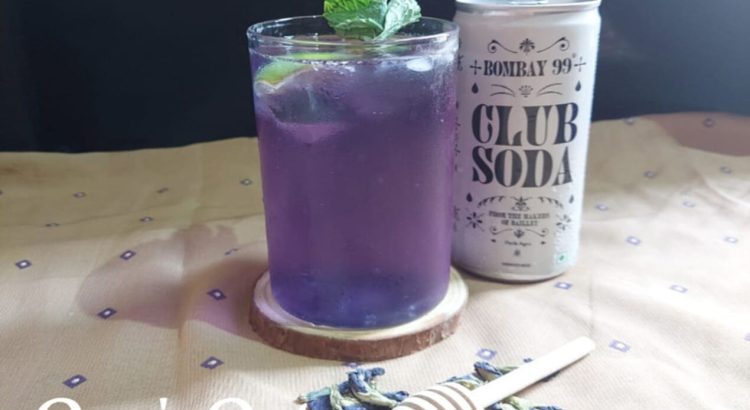 Butterfly Pea Mojito A Signature Drink at Le Stanze Bistrot Cafe