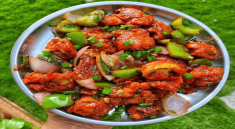 Chili Mushroom A Spicy Vegetarian at Le Stanze Bistrot Cafe
