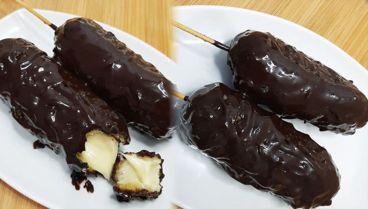 Chocolate Mozzarella CornDog Recipe by Le Stanze Bistrot Cafe