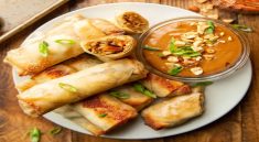 Crispy Vegetable Spring Rolls from Le Stanze Bistrot Cafe