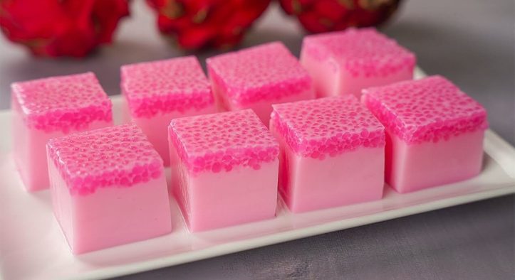 Dragon Fruit Pudding Recipe from Le Stanze Bistrot Cafe