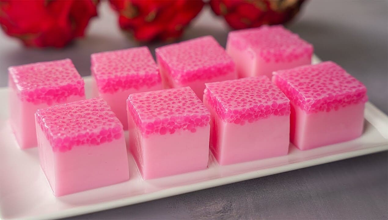 Dragon Fruit Pudding Recipe from Le Stanze Bistrot Cafe