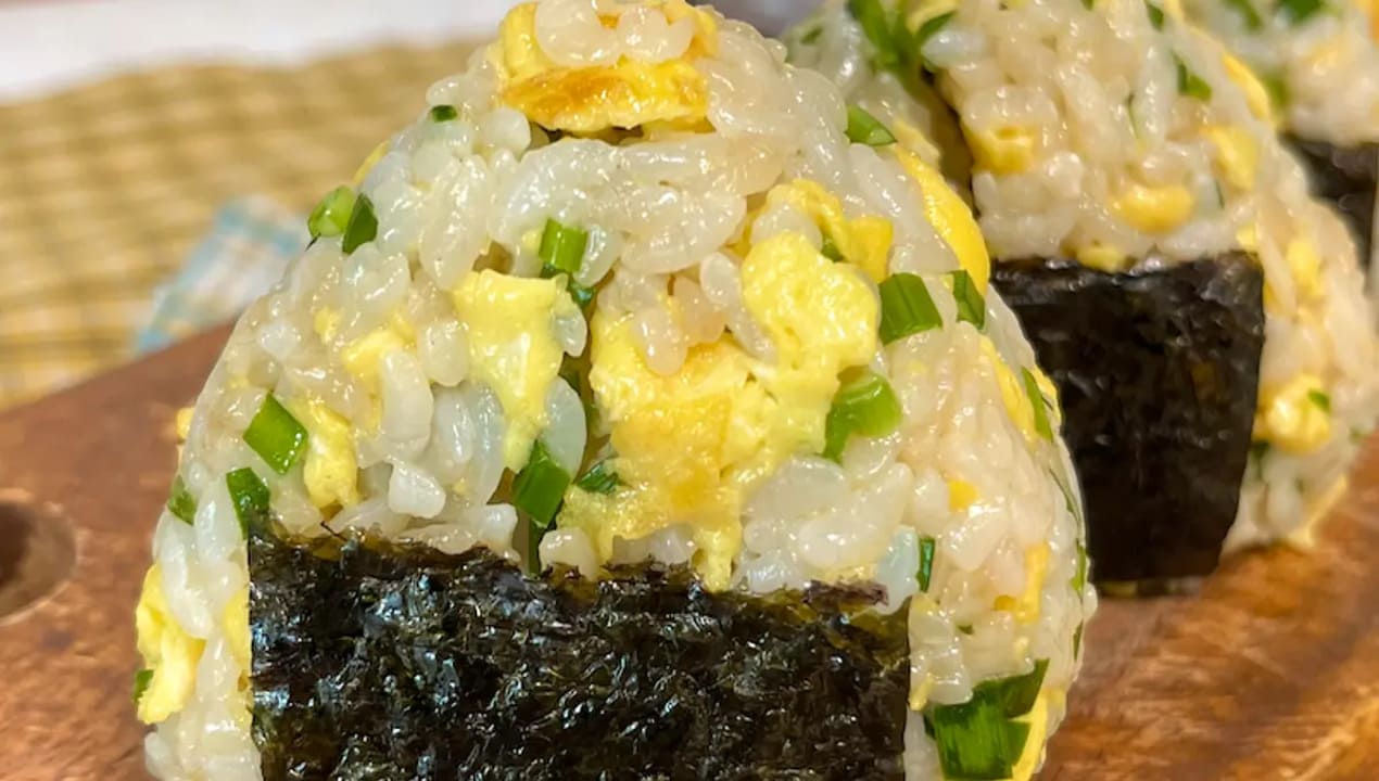 Onigiri Floss Scrambled Eggs From Le Stanze Bistrot Cafe