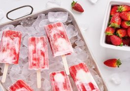 Strawberry Milk Ice Pops from Le Stanze Bistrot Cafe