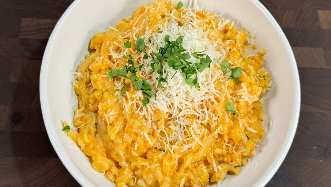 Buldak Risotto Fusion of Korean Spice and Italian Comfort