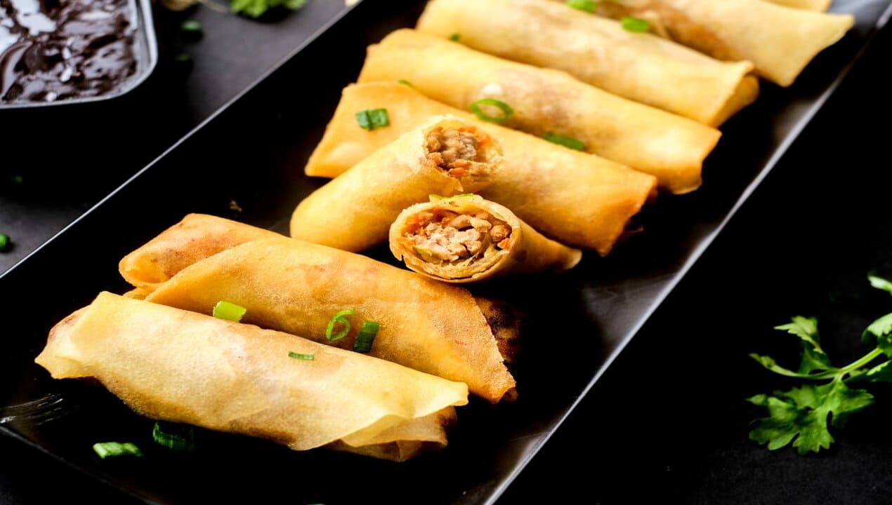 Chicken Spring Roll Recipe A Delight from Le Stanze Bistrot Cafe