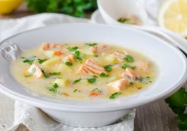 Miso Soup Salmon A Comforting Delight at Le Stanze Bistrot Cafe