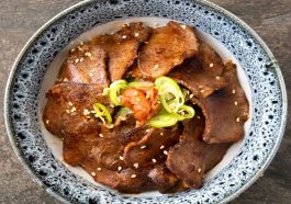 Gyutandon Savory Beef Tongue Bowl by Le Stanze Bistrot Cafe