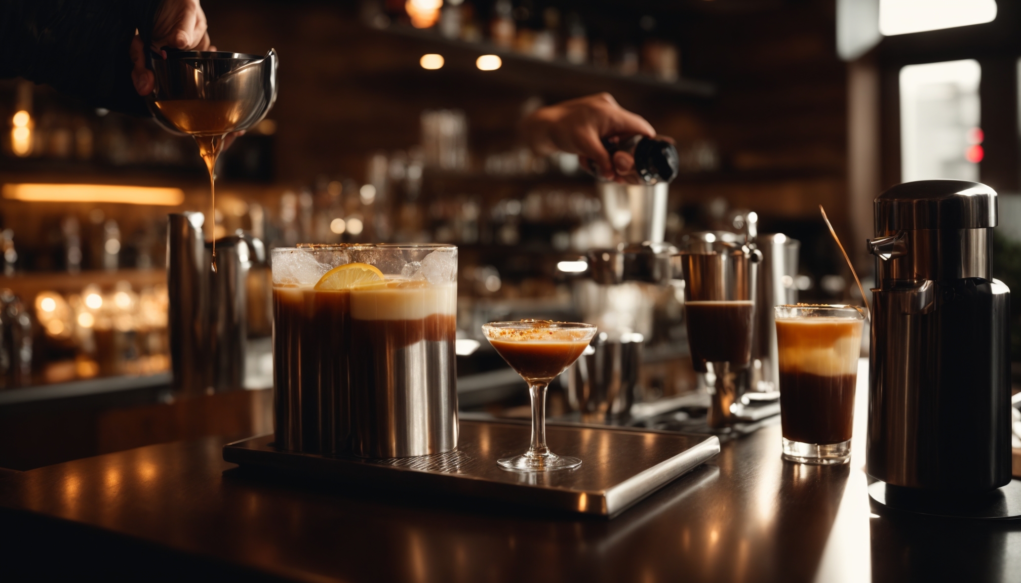 Exploring Unique Coffee Cocktails at Modern Bistros